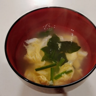 豆腐入り☆卵スープ